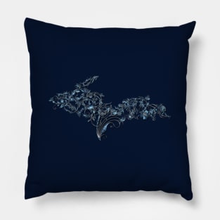 Upper Peninsula Filigree Pillow