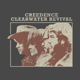 CCR Vintage Retro Distressed Fanart Design T-Shirt