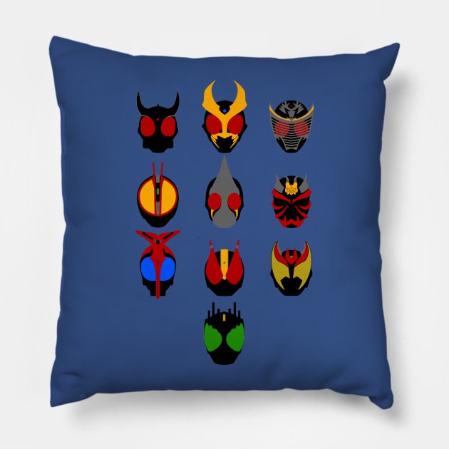 2000-2009 Heisei Phase 1 Pillow by CuberToy