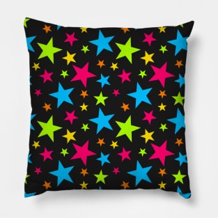 Rainbow Star Celebration Pillow