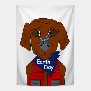 EARTH Day Celebration Dog Tapestry