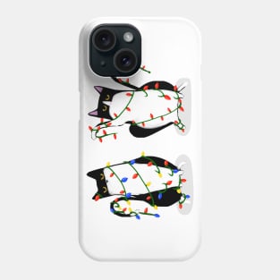 Playing With the Christmas Lights Phone Case