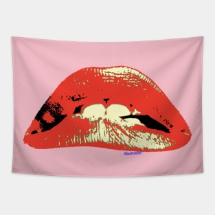 RHS Lips Tapestry