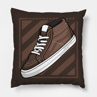 Jound Brown Sneaker Pillow