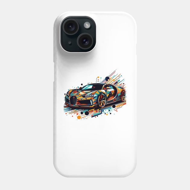 Bugatti Chiron Phone Case by Vehicles-Art