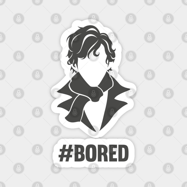 Bored Sherlock Magnet by LoShimizu