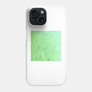 Absinthe Green Abstract Low Polygon Background Phone Case