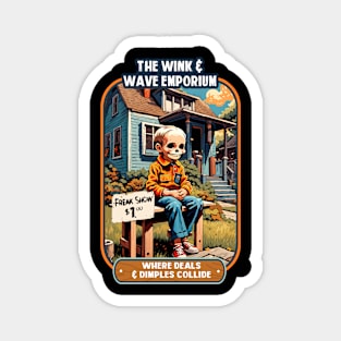 The Wink & Wave Emporium Magnet