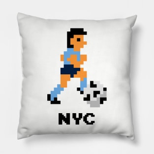 8-Bit Soccer - New York Pillow