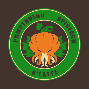 Pumpthulhu (coffee logo parody colorful version) T-Shirt