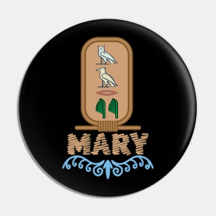 MARY-American names in hieroglyphic letters,  a Khartouch Pin