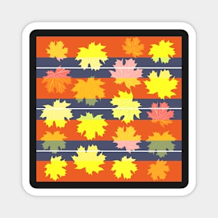 Falling leaves of September Magnet