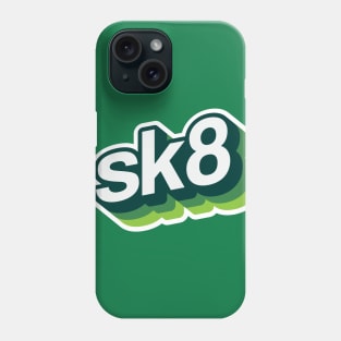 sk8 in green Phone Case