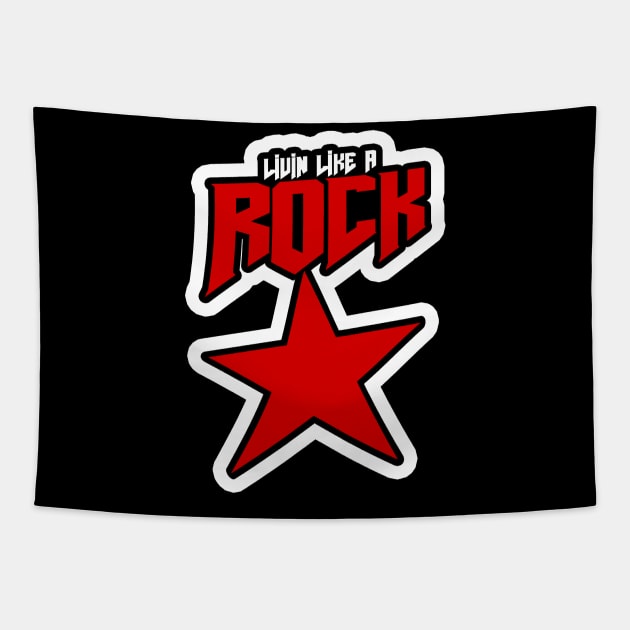 Rock Star Tapestry by GLStyleDesigns