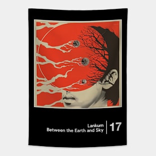 Between the Earth and Sky  - Minimal Style Graphic Fan Artwork Tapestry