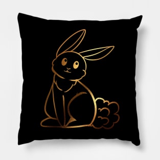 Golden Bun-bun Pillow