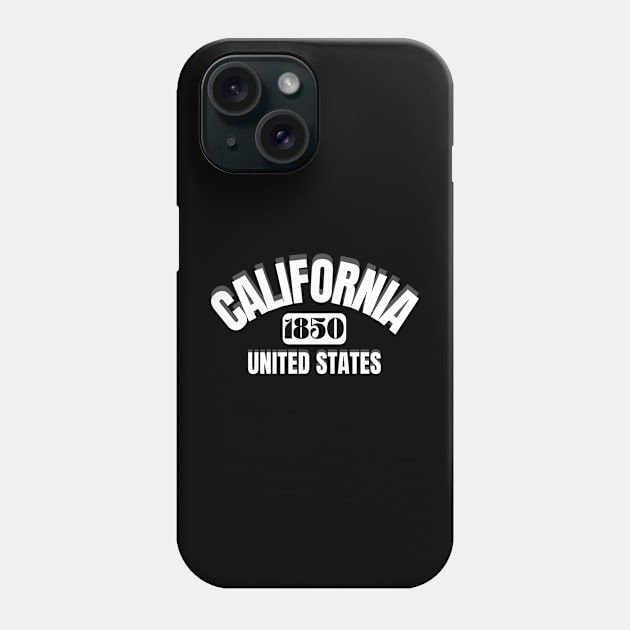 CALIFORNIA Phone Case by Suddenly Mood