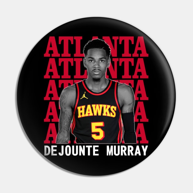 Atlanta Hawks Dejounte Murray 5 Pin by Thejockandnerd