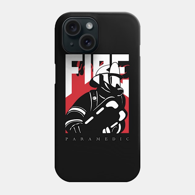 Fire Set No. 6 - Paramedic Phone Case by The Fire Place