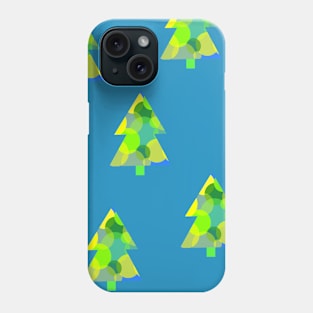 Christmas trees pattern Phone Case