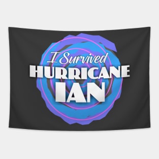 I Survived Hurricane Ian Tapestry