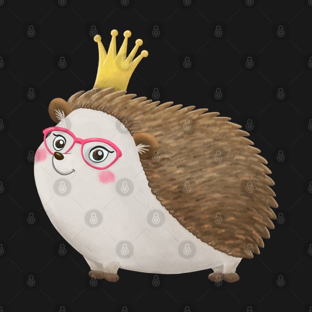 Queen Hedgie (no background version) by ErinKantBarnard