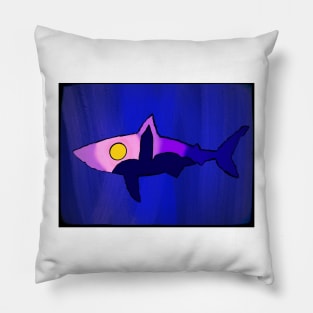 Bull shark lighthouse Pillow