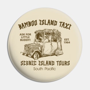 Bamboo Island Taxi - Gilligan's Island Pin