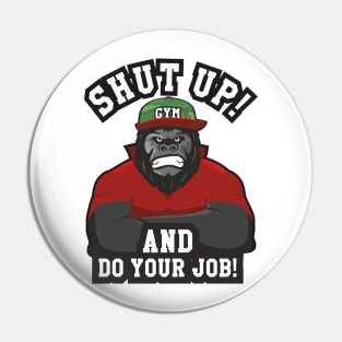 The gorilla motivates you to act Pin