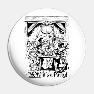 Adventuring Party at the Tavern Pin