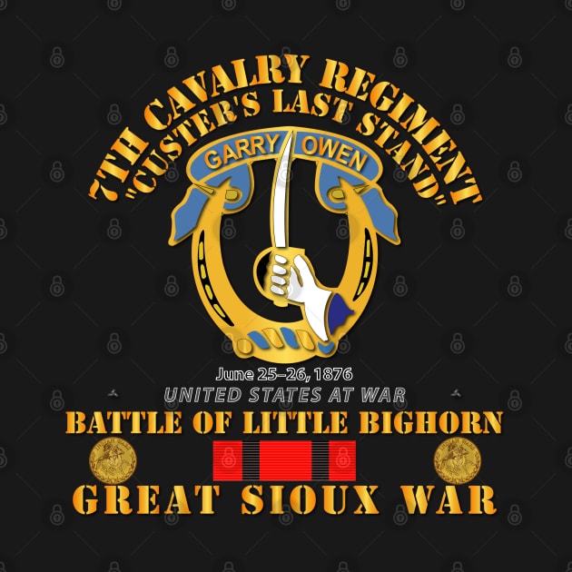 Battle Little Bighorn - 7th Cav - Indian Wars by twix123844