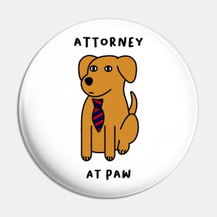 Attorney at Paw Pin