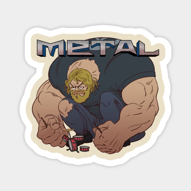 METAL Magnet by  KendallHaleArt