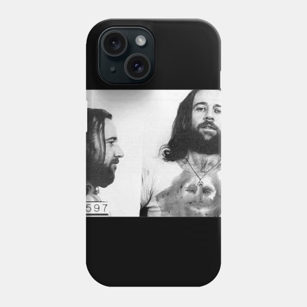 Carlin mug shot Phone Case by Blackstone1