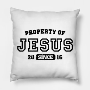 Property of Jesus since 2016 Pillow