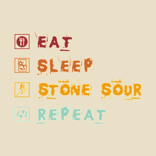 Eat Sleep Stone Sour Repeat T-Shirt