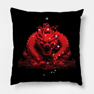 Red Dragon Pillow