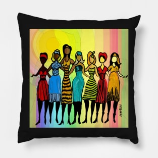 Sisters in Diversity Pillow