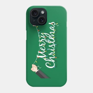 Merry Christmas Light Bulbs Phone Case