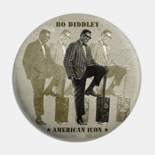 Bo Diddley - American Icons Pin