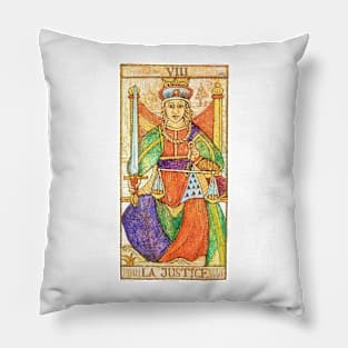 Tarot - LA JUSTICE Pillow