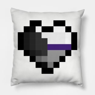 Pixel Heart Demisexual Pillow