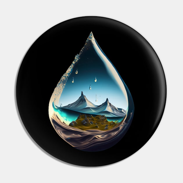 mountain in a droplet of water Pin by  Sunrise Podium 