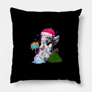 Doodle Christmas Art Pillow