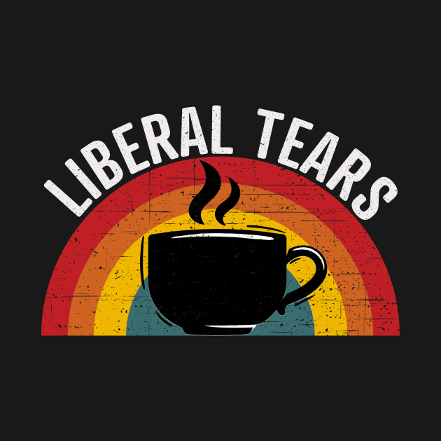 Liberal Tears Sunset Retro  Gift by Creative Endeavors