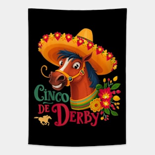 Cinco de derby horse Tapestry