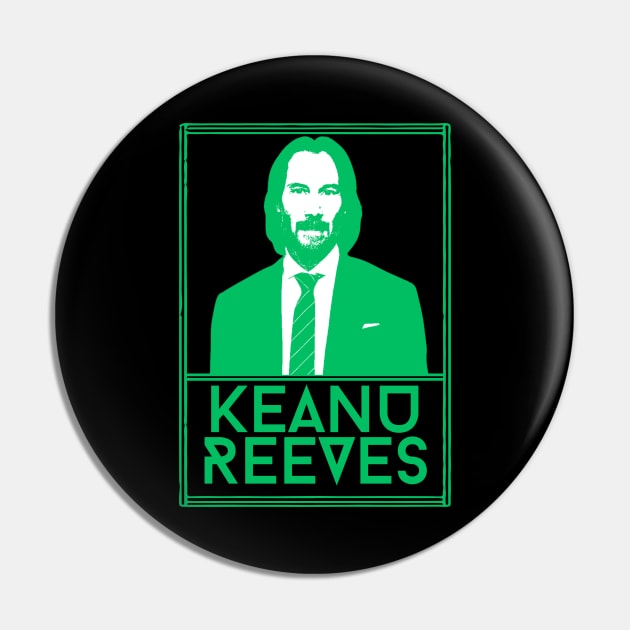 Keanu reeves\\Vintage fan art Pin by MisterPumpkin