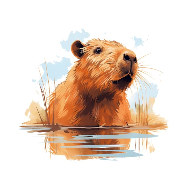 capybara by piratesnow