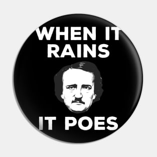 Edgar Allan Poe T-Shirt Literature Pin