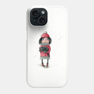 Rotkäppchen liebt den Wolf - Little Red Riding Hood Loves The Wolf Phone Case